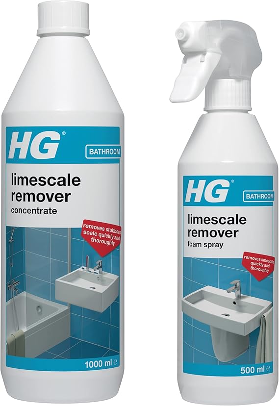HG Professional Limescale Remover (1000ml) & Limescale Remover Foam