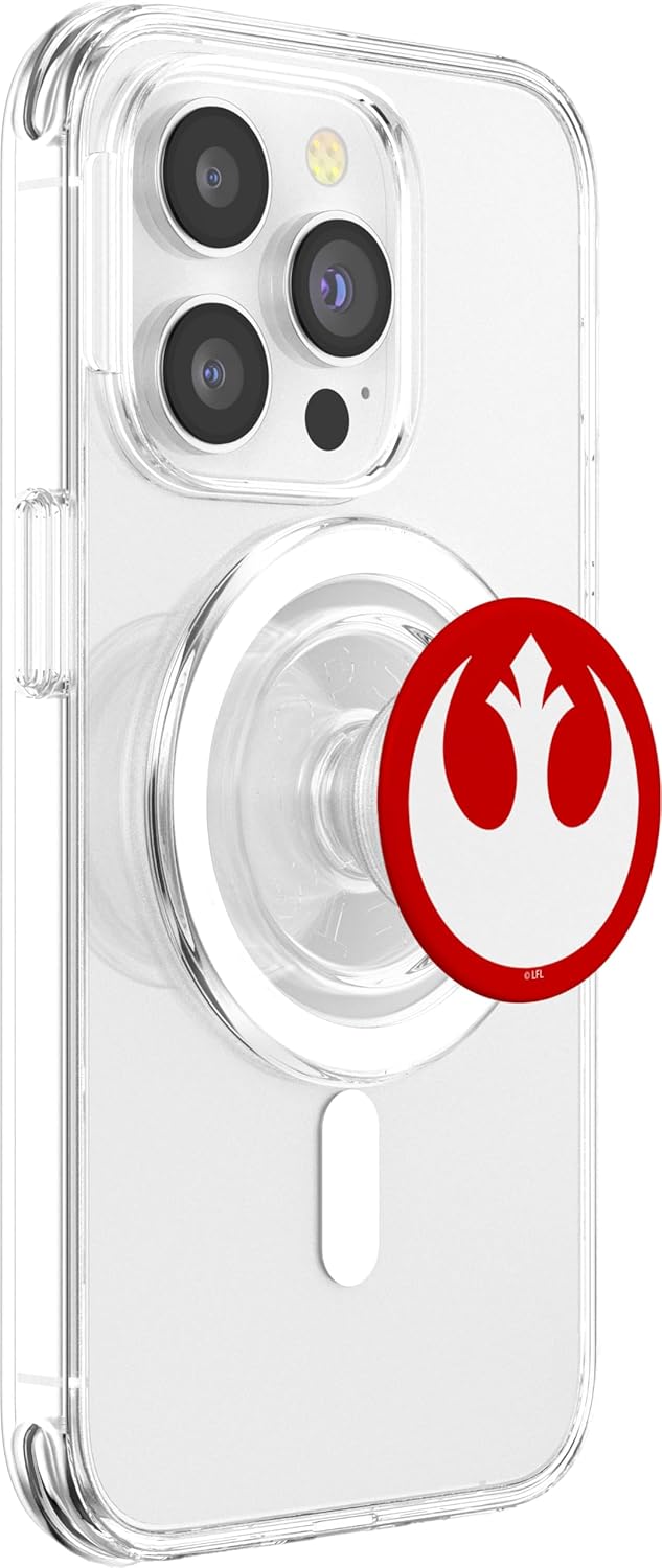 Star Wars Alliance Emblem Red And White PopSockets MagSafe PopGrip for iPhone