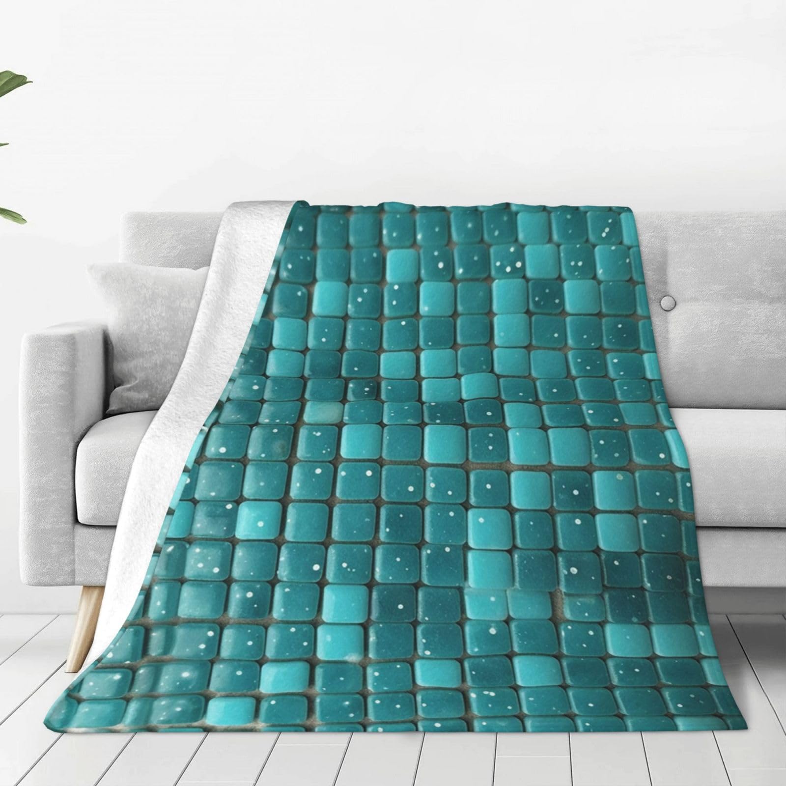 Couverture flanelle pour canapé pour cocooning et soirées cinéma