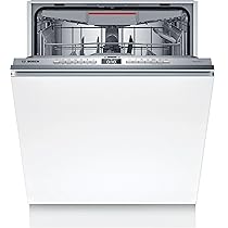 Bosch Elettrodomestici SMV4ECX21E Serie 4, Lavastoviglie da incasso a scomparsa totale, Home Connect, EfficientDry, InfoLight, Programma Preferito, 60 cm
