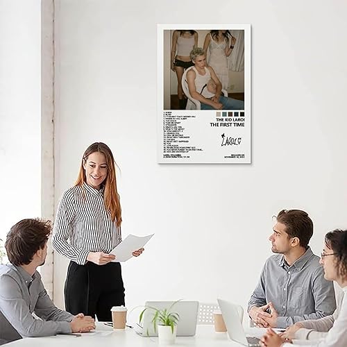 Miniatura 5 de MOZEU Póster de The Kid Laroi The First Time Music Album Cover Posters para habitación, lienzo estético, arte de pared, decoración de dormitorio, 16