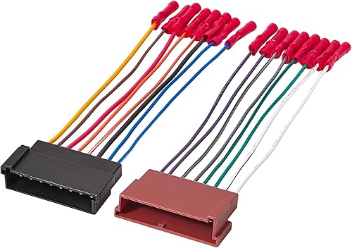 RED WOLF Arnés de cableado estéreo con conector de cable preinstalado para Ford F150 1986-1998, Expedition 1995-2001, Ranger 1986-1997,