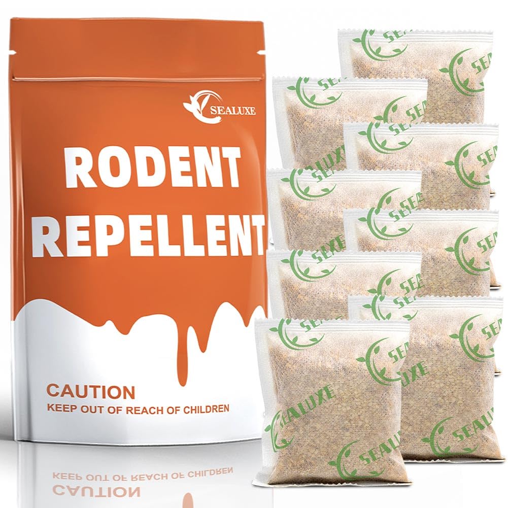 Rodent Repellent,Mice Repellent for House,High-Strength Mouse Repellent Outdoor/Indoor,Rat Repellent for House/Car/RV/Boat/Garage/Shed/Cabin,Keep Mice Away for Indoor,Rat Deterrent 8 Packs