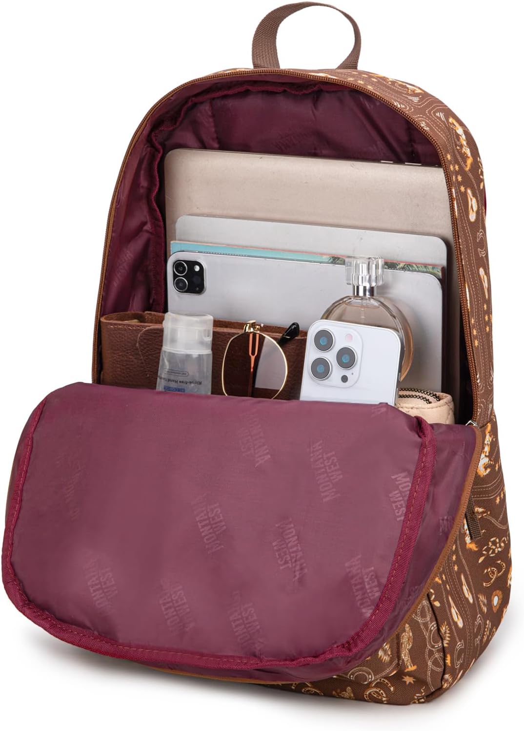 Montana West Backpack for Women Men 2 PCS Lightweight College Bookbags Casual Daypack Backpacks for Commute & Travel - Image 4