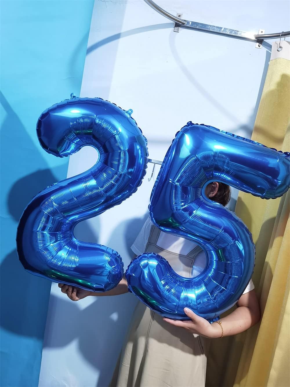 32 Inch Blue Number 8 Balloons Foil Ballon Digital Birthday Party Decoration Supplies (Blue Number 8 Balloon) - Image 6