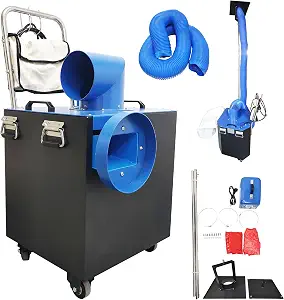 TECHTONGDA Movable Dust Collector for Central Air-Conditioning Ducts, 110V/220V