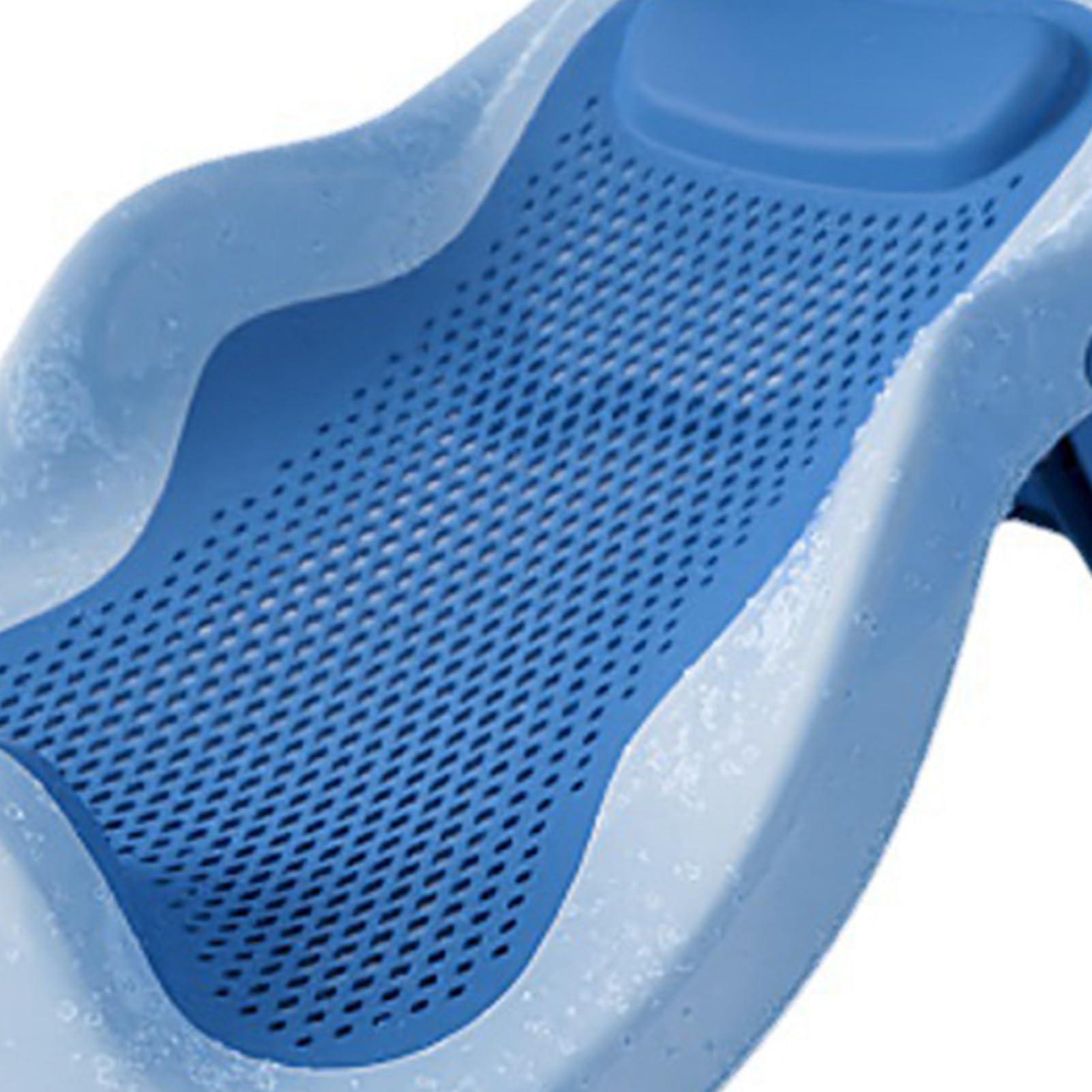 Supporto per Bagnetto Pieghevole Bagnetto Pieghevole Staffa di Supporto Sdraiata Seggiolino Ergonomico Antiscivolo per Neonati (Blu)