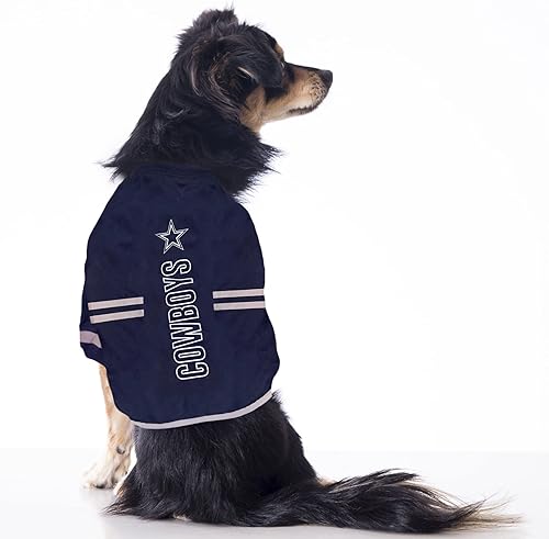 Miniatura 3 de Pets First NFL Dallas Cowboys - Camiseta para perro, camiseta de fútbol para perros y gatos, camiseta deportiva duradera para mascotas, 3 tamaños,
