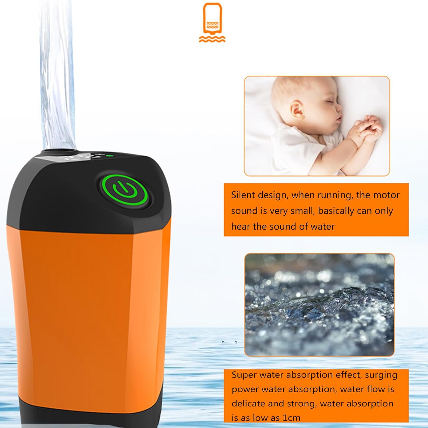 Portable Shower for Camping Outdoor Electric Shower Rechargeable Pumps with Digital Display Camping Shower Head Nozzle