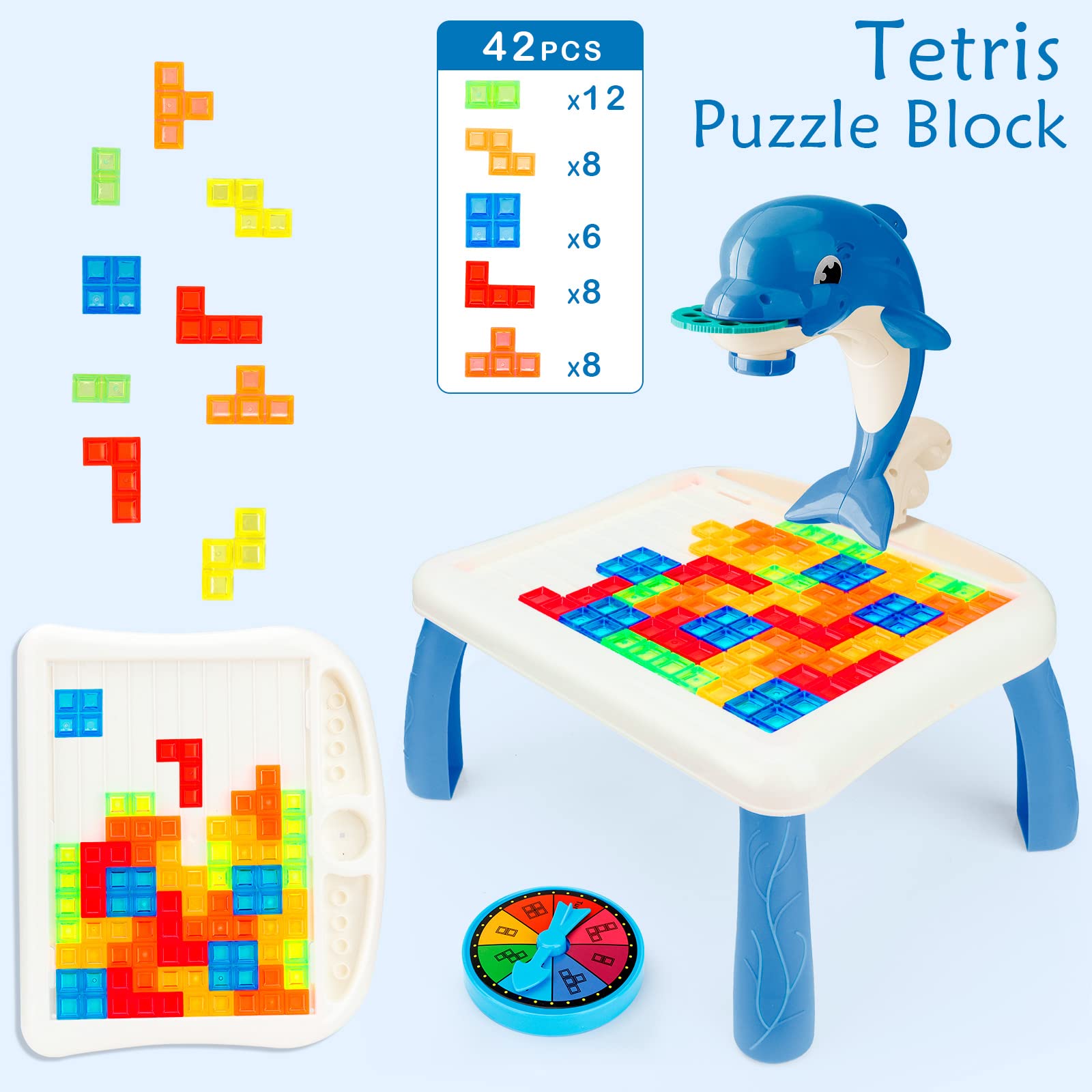 Table De Projecteur De Dessin Pour Enfants - AMOUNE - Rose - Jouet