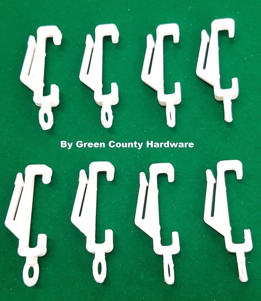 Harrison Drape standard & superdrape gliders/curtain hooks 10 pack