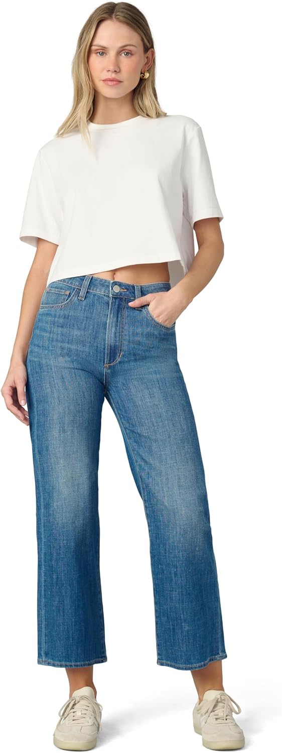 Joe's Jeans Women's The Blake High Rise Crop Wide Leg Jean, Distraction, 30 - Image 5