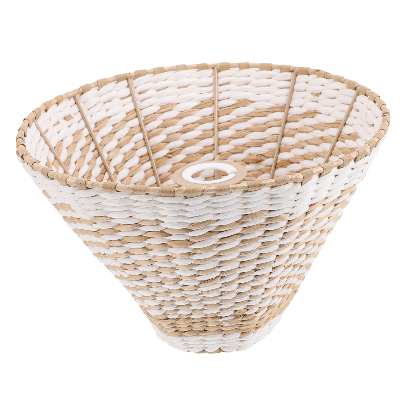 Abat-jour Tissé en Papier, Décoratif, Rustique E27 E14