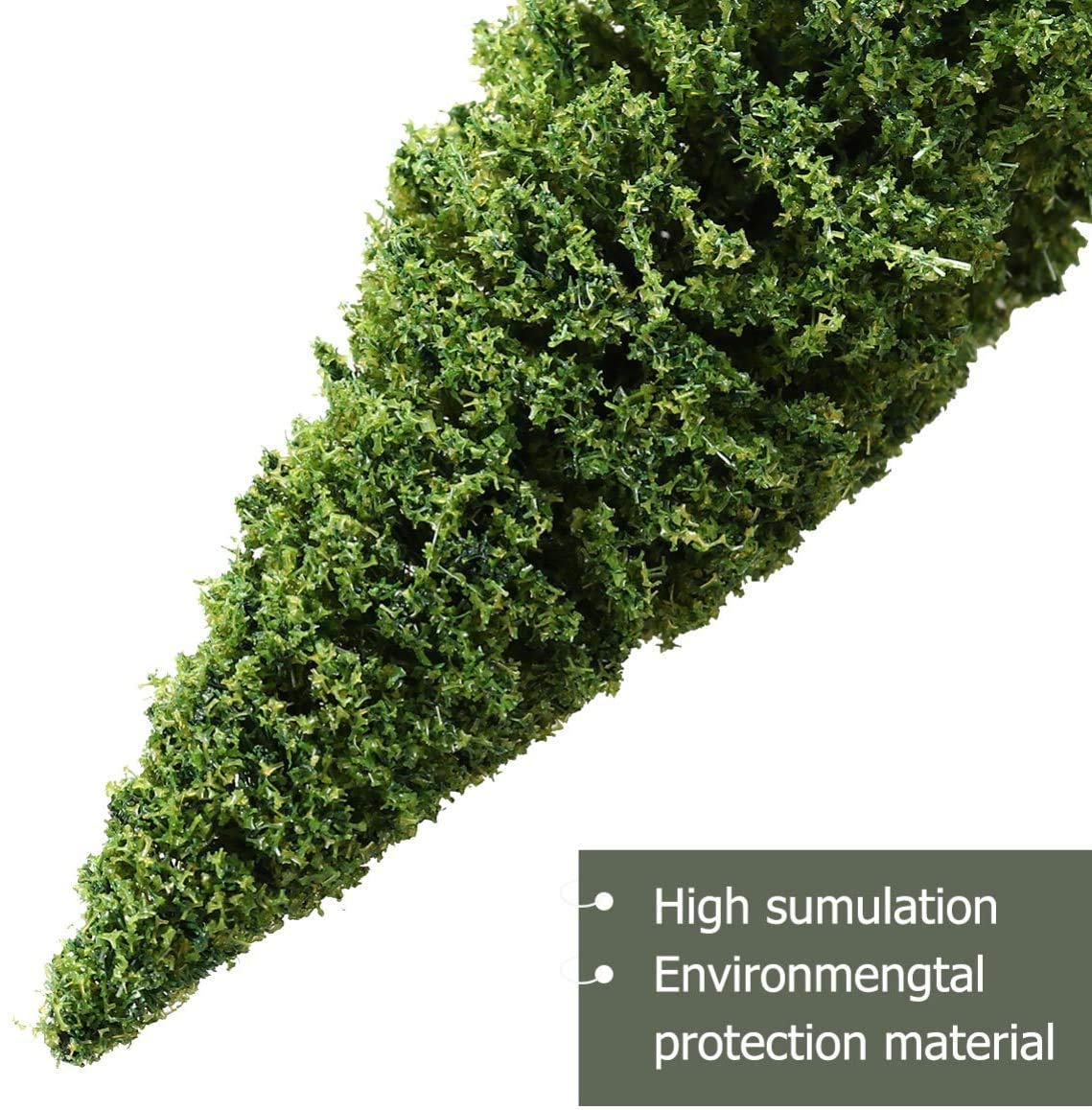 ANCLLO 15pcs Model Trees Miniature Landscape Scenery Cedar Trees for DIY Green Scenery Landscape - Image 3