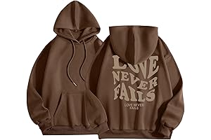 Love Never Fails Hoodie: Displaying the Enduring Power of Faith