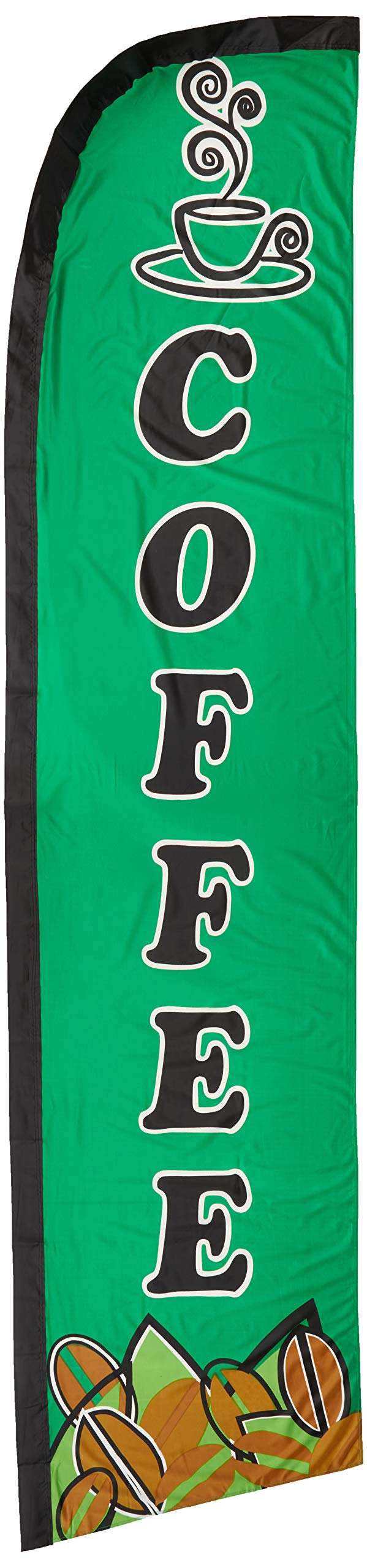 Quality Standard Flags Coffee Windless Banner, 11.5 by 2.5'