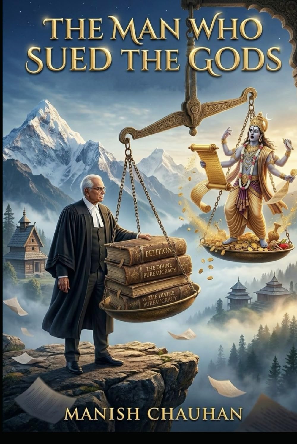 THE MAN WHO SUED THE GODS: A Novel of Contracts, Karma, and Corporate Hell (The Divine Bureaucracy)