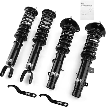BFO Coilovers for Honda Accord CT1/CT2/CR1/CR2 2013-2017, for Acura TLX 2015-2020, Height Adjustable Full Coilovers Suspension Kit, Preset Damping Shock Absorber Struts, Lowering Kit Black