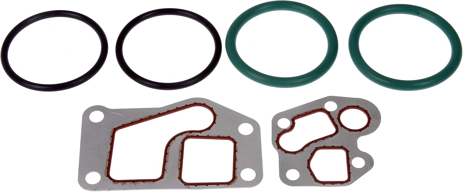 Dorman 904-223 Engine Oil Cooler Gasket Set Compatible with Select Ford/International Models