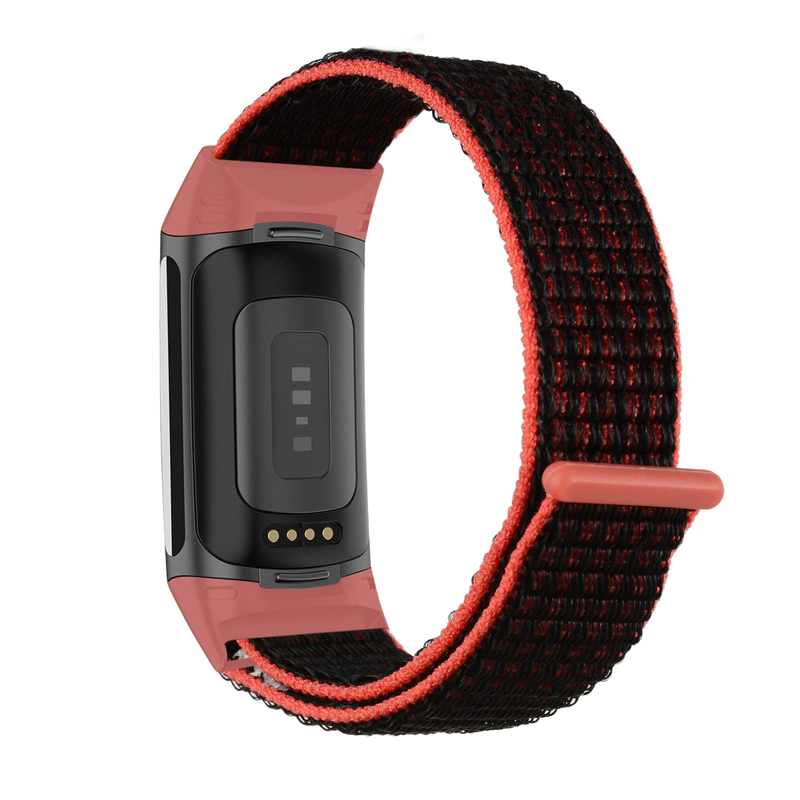 navor Compatible with Fitbit Charge 5 Adjustable Band, Nylon Loop Replacement Strap Wristband for Men & Women