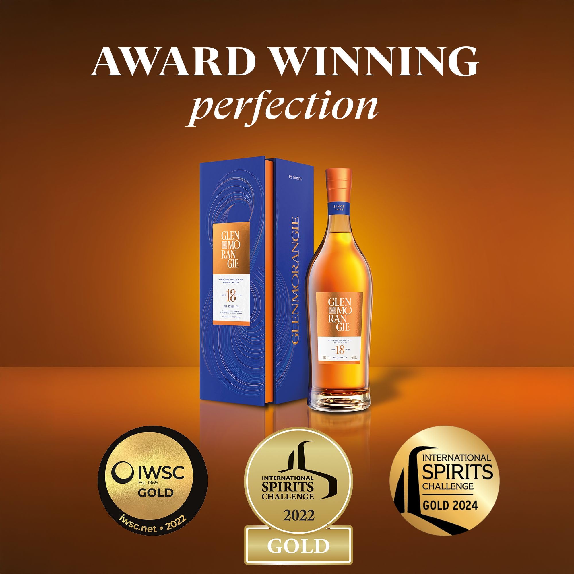 Glenmorangie The Infinita 18 Year Old Whisky, Oak Cask, Gift Box