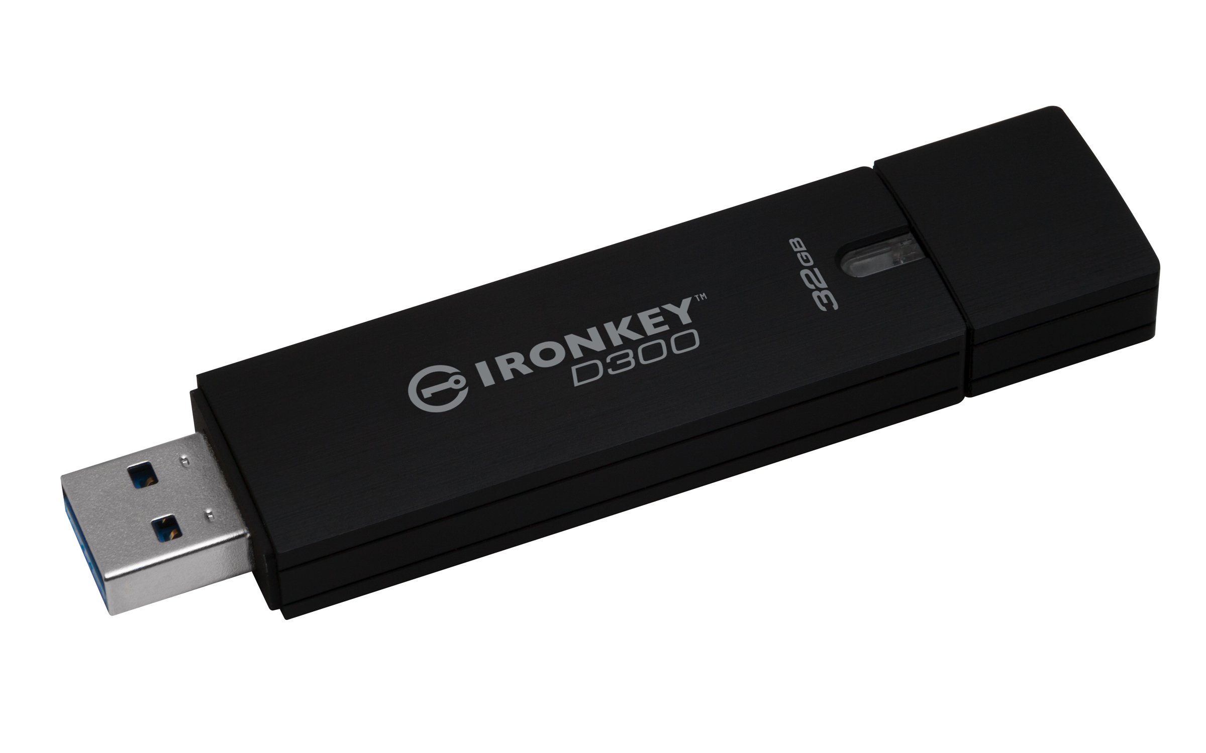 Kingston IronKey D300 - Memoria cifrada USB 3.0 de 32 GB