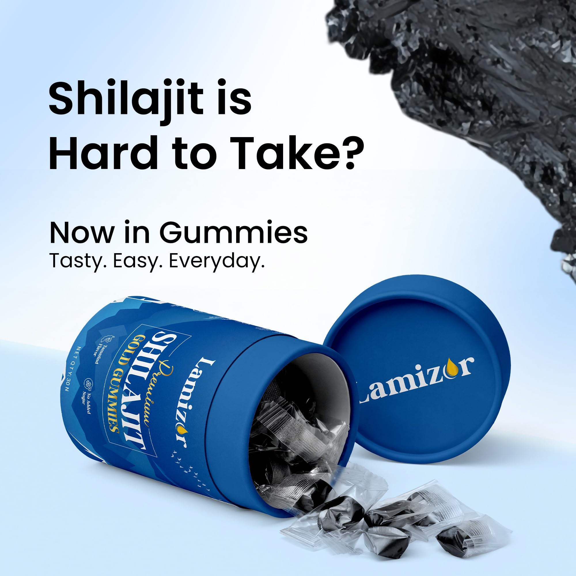 Premium Shilajit Gold Gummies for Men & Women | 400mg Himalayan Shilajit Resin with Ashwagandha, Safed Musli & Gokshura | Energy, Stamina & Performance Support | No Added Sugar | Tamarind Flavour | 30 Count (Pack of 1) — Amazon image 7
