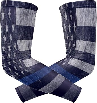 Country Flag Cooling Arm Sleeves Cover Uv Sun Protection for Men Women Running Golf Cycling Arm Warmer Sleeves 1 Pair