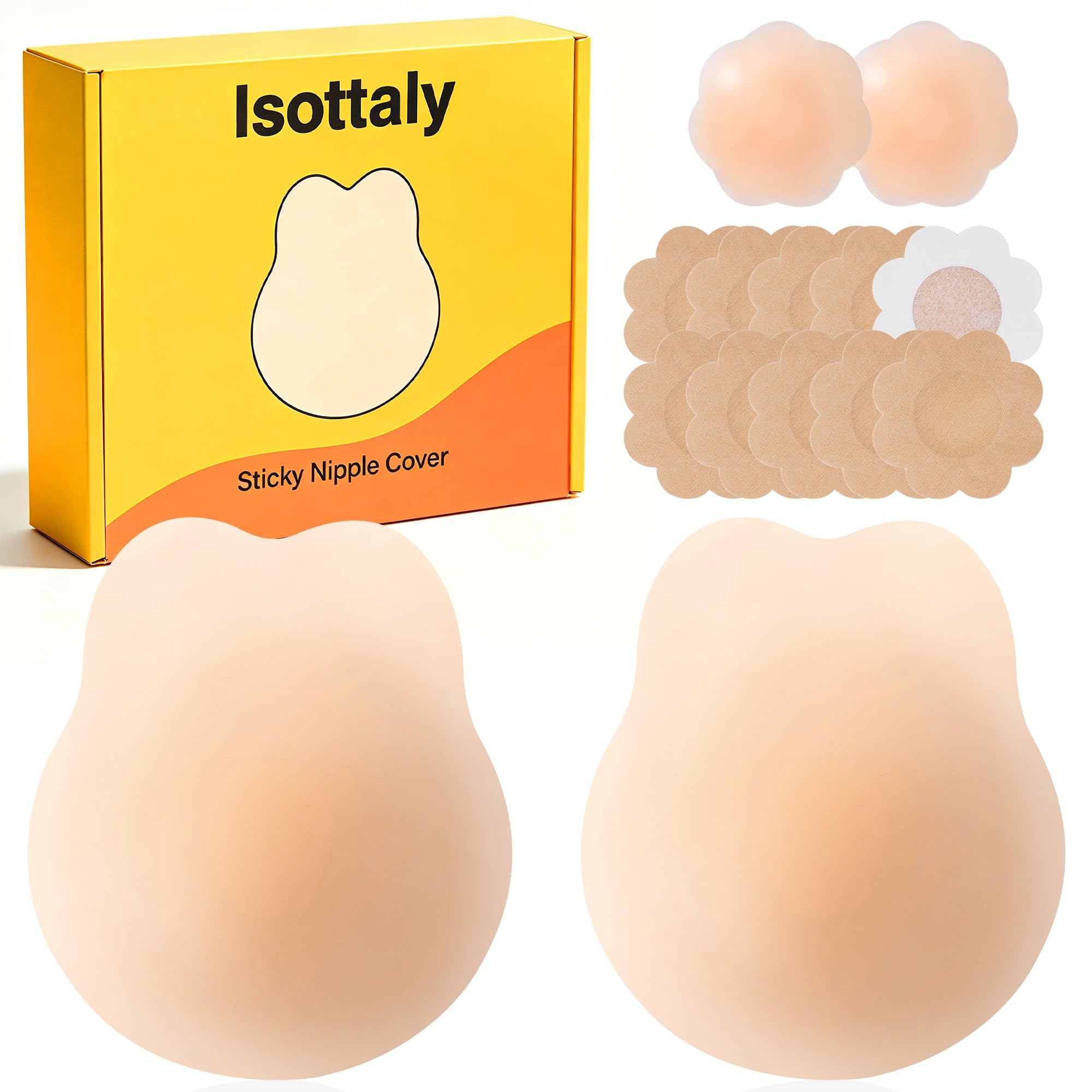 Nipple Covers with Lift,Sticky Bra Push Up, Strapless Bras for Women, Adhesive Backless Bra for Wedding Dresses