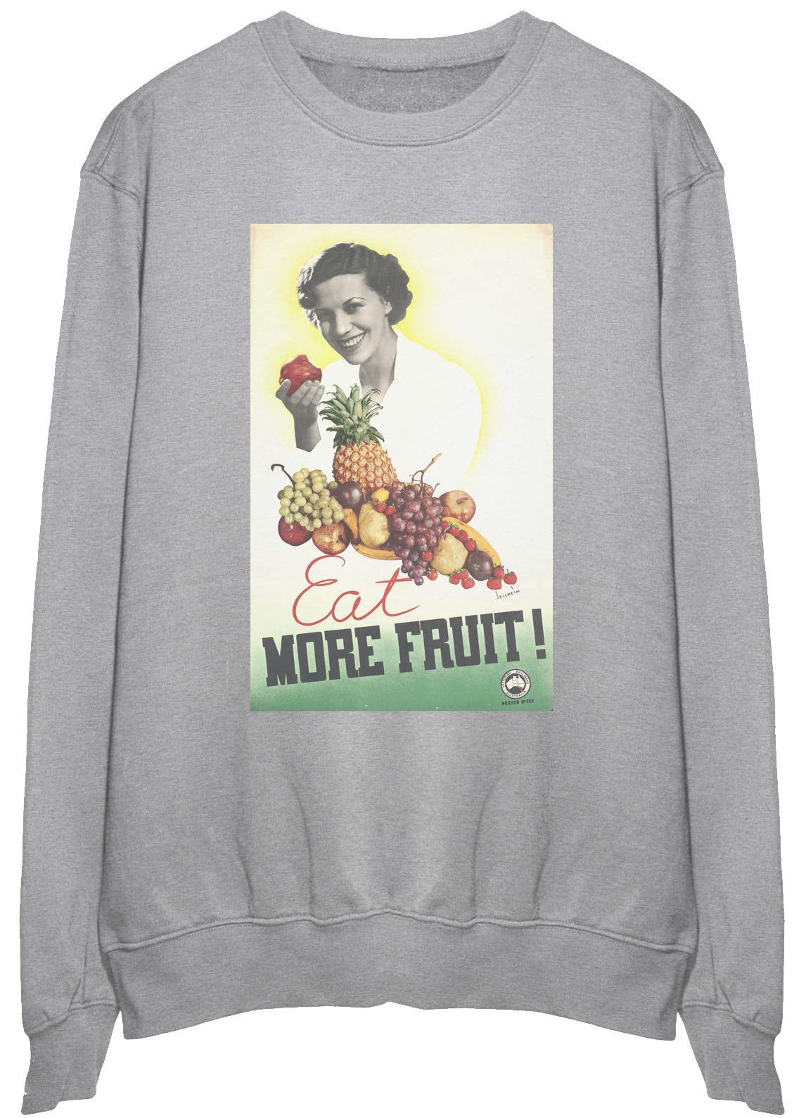 Sweatshirt Eat More Fruit Medium le pullover idéal contre la fraîcheur - 3