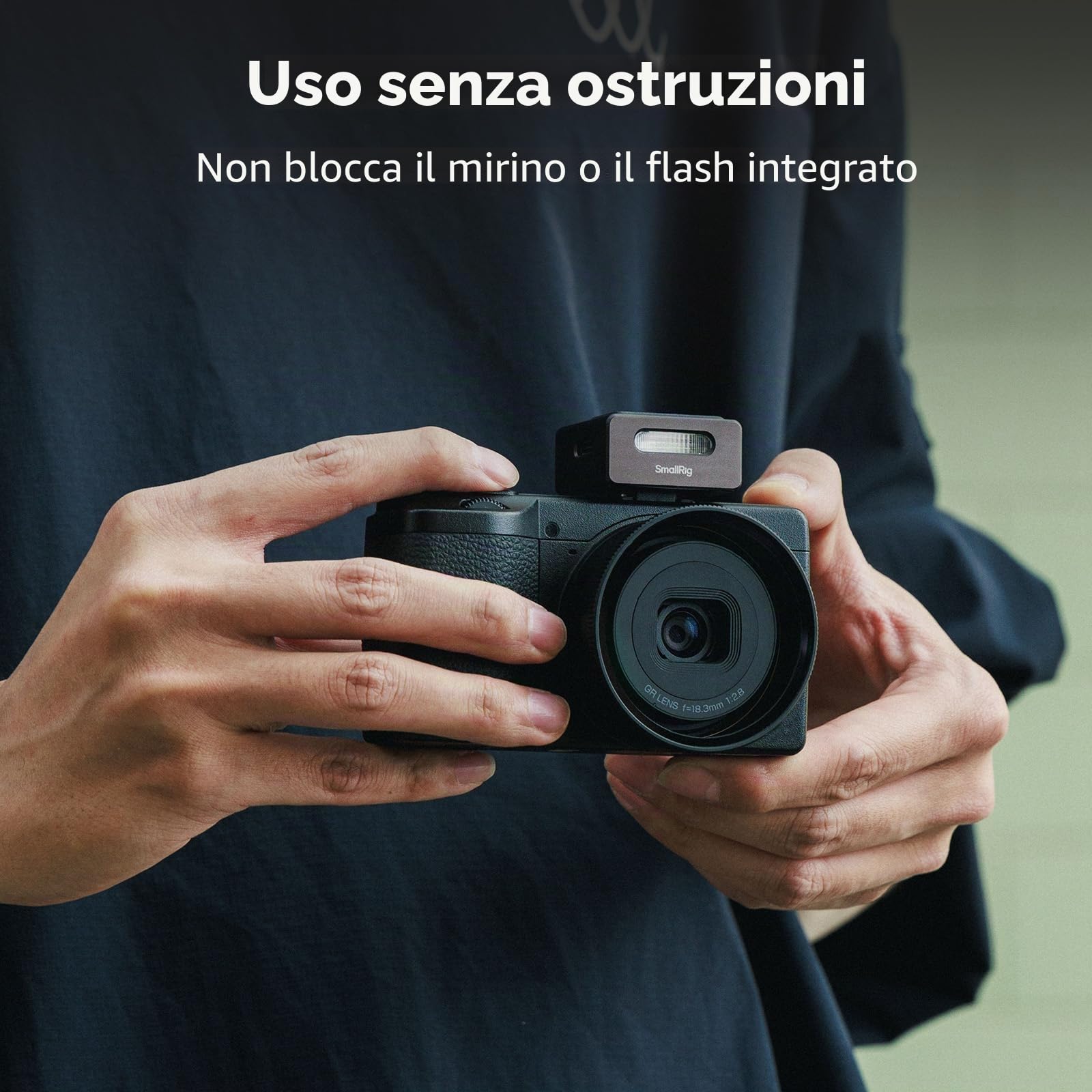SMALLRIG Filtro UV e paraluce tutto in uno per RICOH GR IV GRIV con cappuccio protettivo in silicone, paraluce dedicato per ridurre la luce diffusa, rivestimenti multistrato, resistente ai graffi