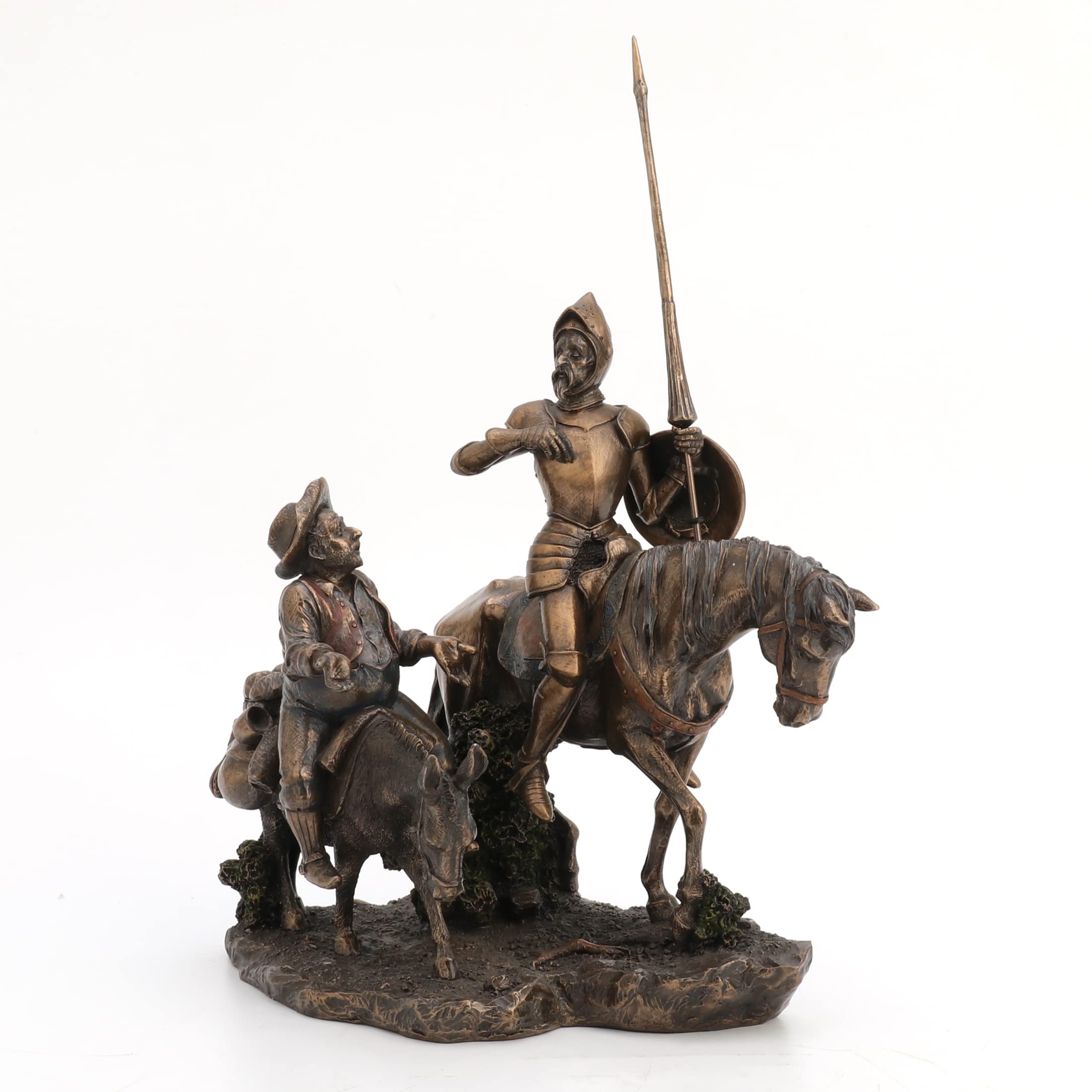 Unicorn Studios Don Quxote & Sancho Panza, Cold Cast Bronze