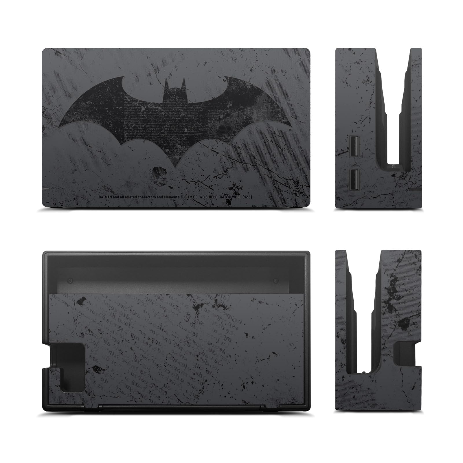 Head Case Designs Licenza Ufficiale Batman DC Comics Hush Loghi E Fumetti Vinile Sticker Gaming Pelle Adesivo Compatibile con Nintendo Switch Console & Dock & Joy-con Controller Bundle