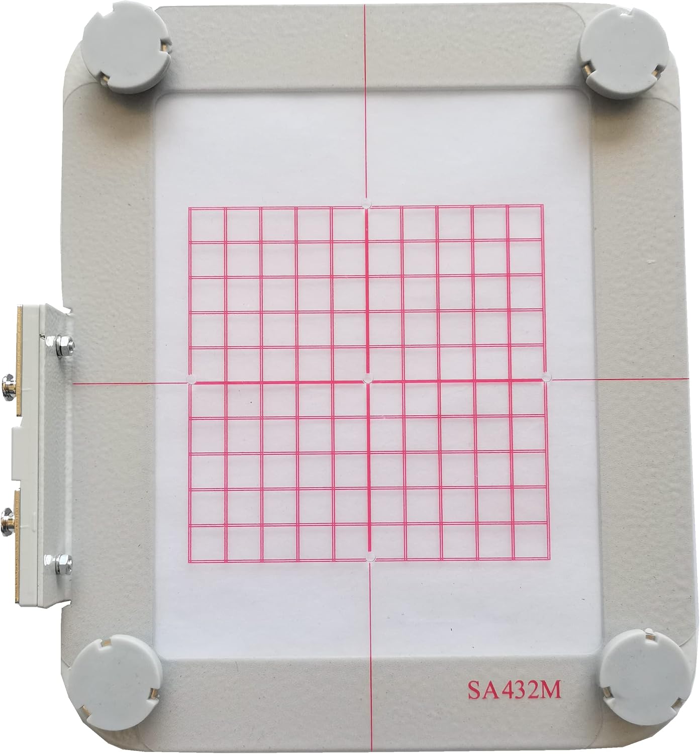 HONEYSEW Metal Magnetic Embroidery Hoop for Brother SE600 SE400 SE625 SE425 PE550D PE540D PE535 PE525 PE500 Innovis Babylock Brother Embroidery Machine Hoop (4"x4" SA432M)