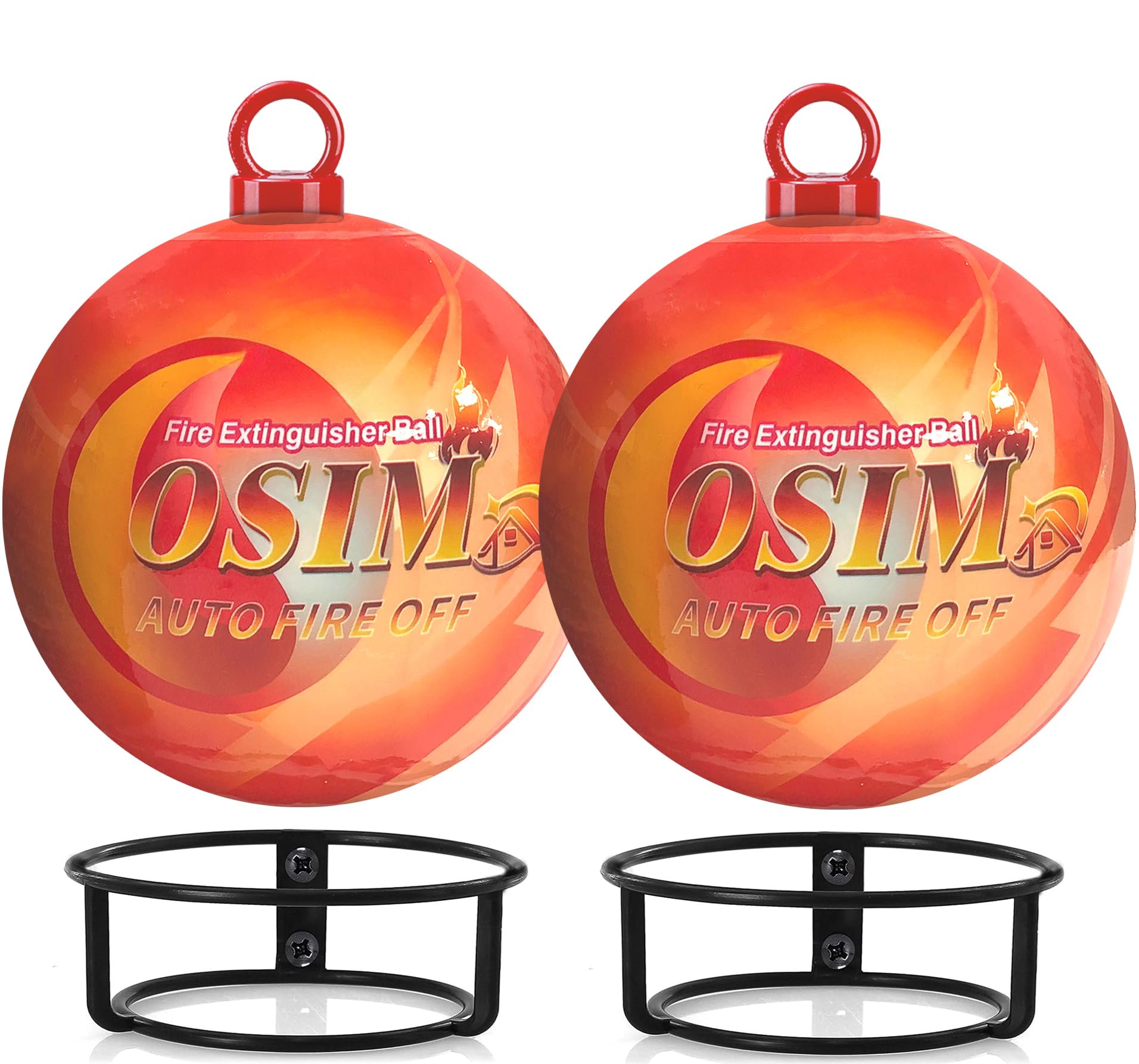 Buy 2 PCS Portable Automatic Fire Ball Extinguisher with Bracket and