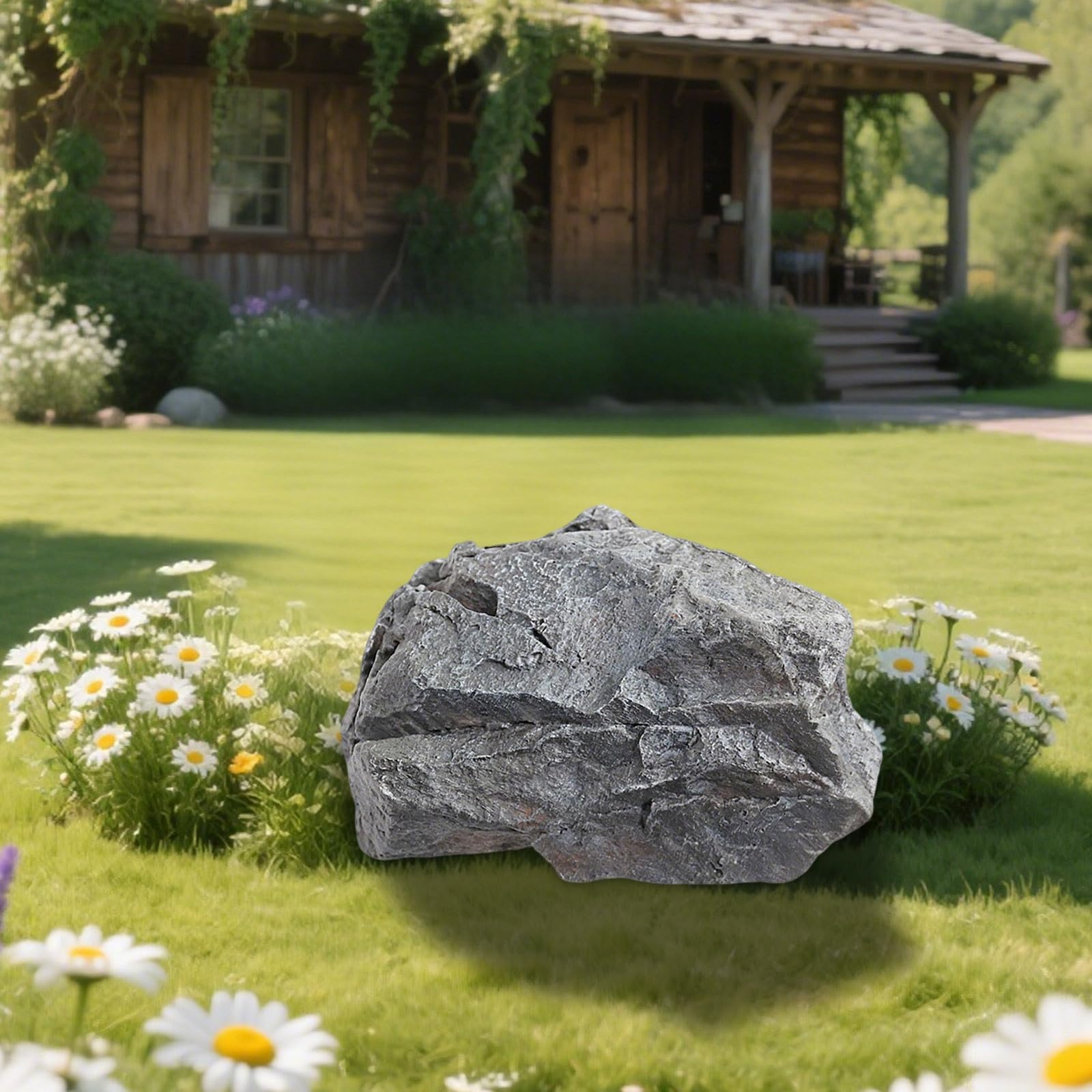 Generisch Dekorativer Garten-Abdeckstein aus Schaumstoff,Abdeckfelsen,Felsabdeckung, Hofdekoration und Brunnenabdeckung.Pseudorock-Abdeckung Wird für die Landschaftsgestaltung