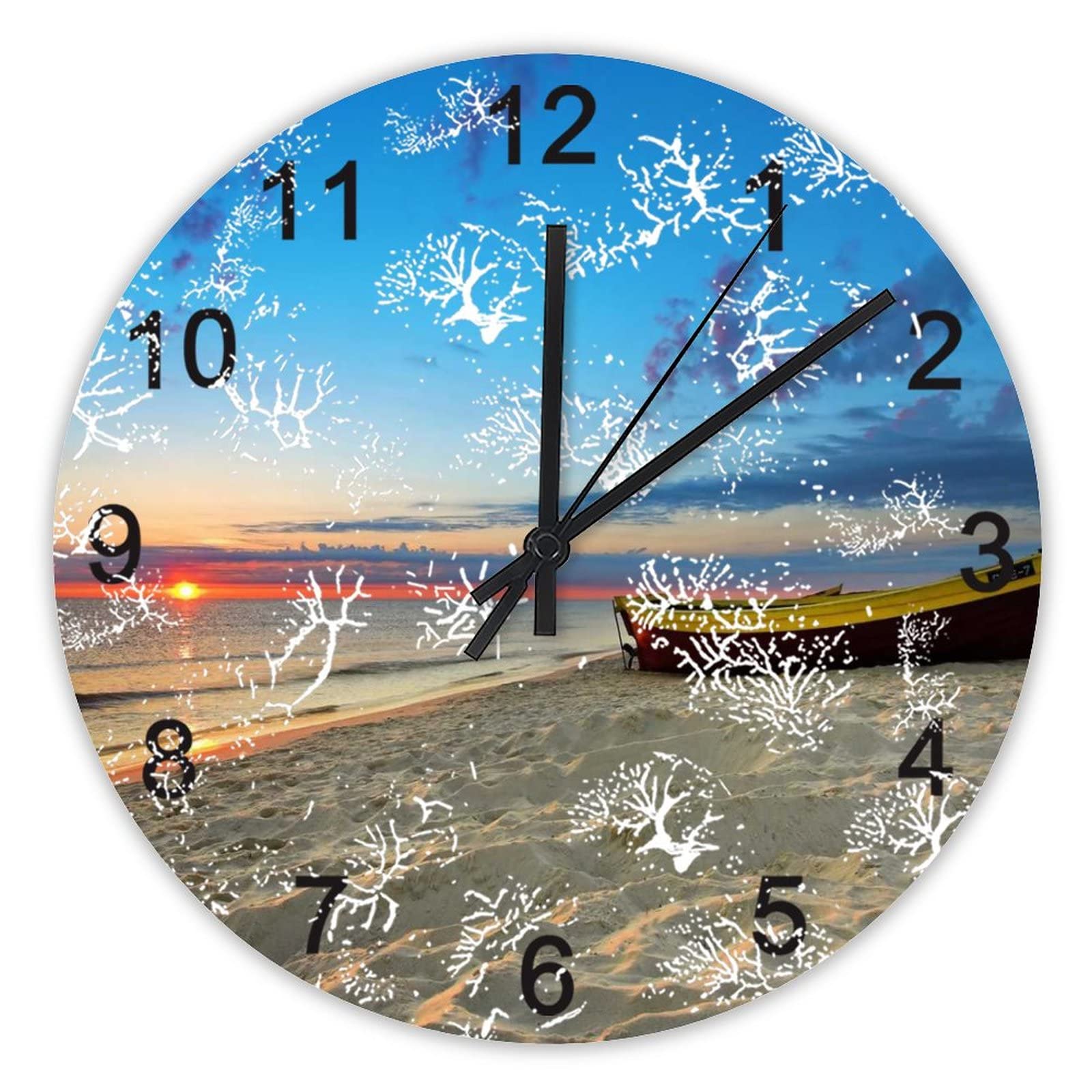 Horloge murale silencieuse pour éliminer le bruit du tic-tac dans votre bureau et cuisine