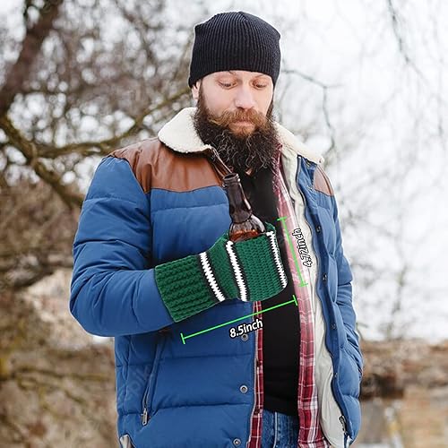 Miniatura 3 de FunisFun Guantes de cerveza manoplas de bebida cosidas de punto para regalo de broma de elefante blanco