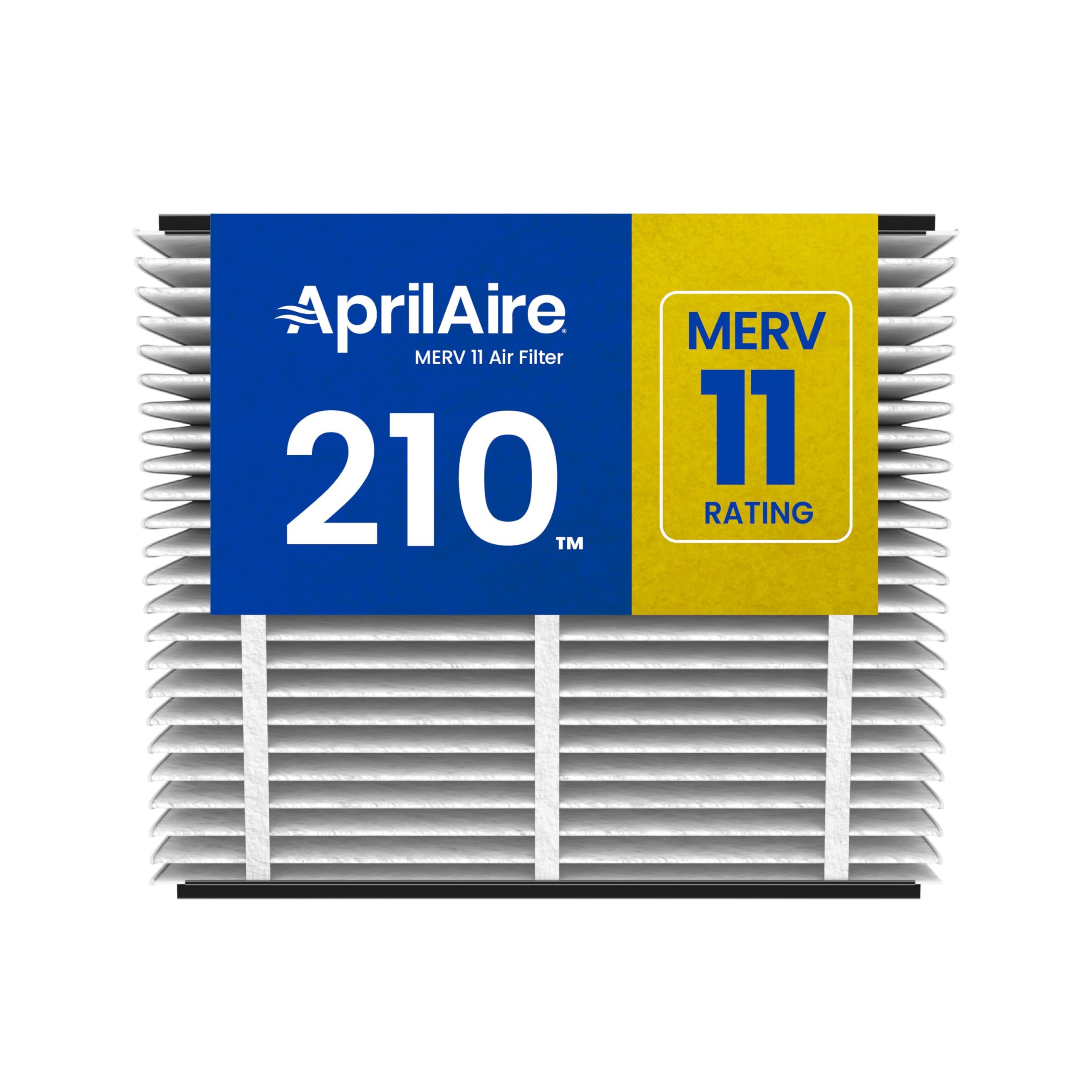 Aprilaire - 210 A4 210 Replacement Air Filter for Whole Home Air Purifiers, Clean Air Dust Filter, MERV 11 (Pack of 4)