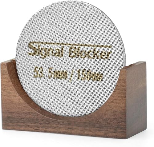 Pantalla de disco de espresso de 2.106 in con soporte filtro reutilizable para cesta de filtro de portafiltro espresso de 2.126 in - Filtro de café