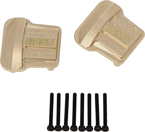 MEUS RACING Cubierta de difusión del eje trasero delantero de latón para 1/18 RC Crawler Car TRX4M TRX-4M Bronco Defender piezas de actualización