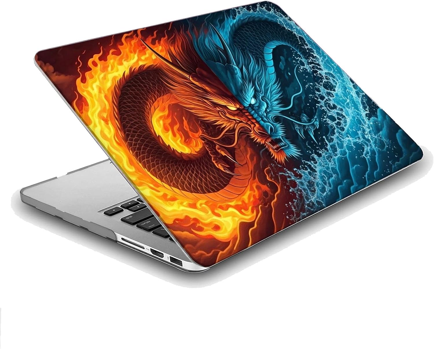 Plastic Hard Shell Case Compatible with MacBook Pro 13 inch Case 2022-2017 A2338 M2/M1 A2289 A2251 A2159 A1989 A1706 A1708 (Dragon)