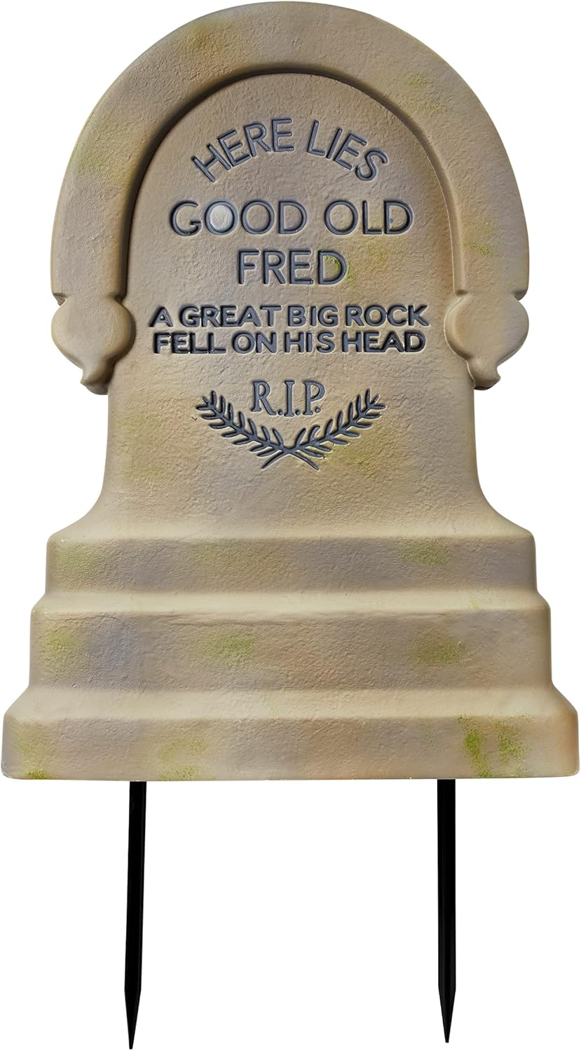 Spirit Halloween 24 Inch The Haunted Mansion Fred Tombstone