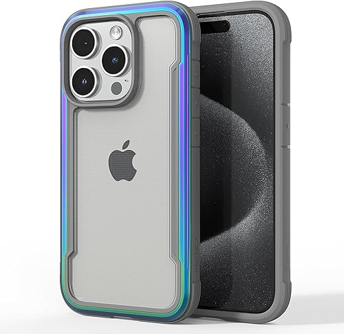 Miniatura 22 de RAPTIC Funda de cristal transparente Shield para iPhone 16 Pro Max, [protección contra caídas de grado militar 5X], [tecnología que no se