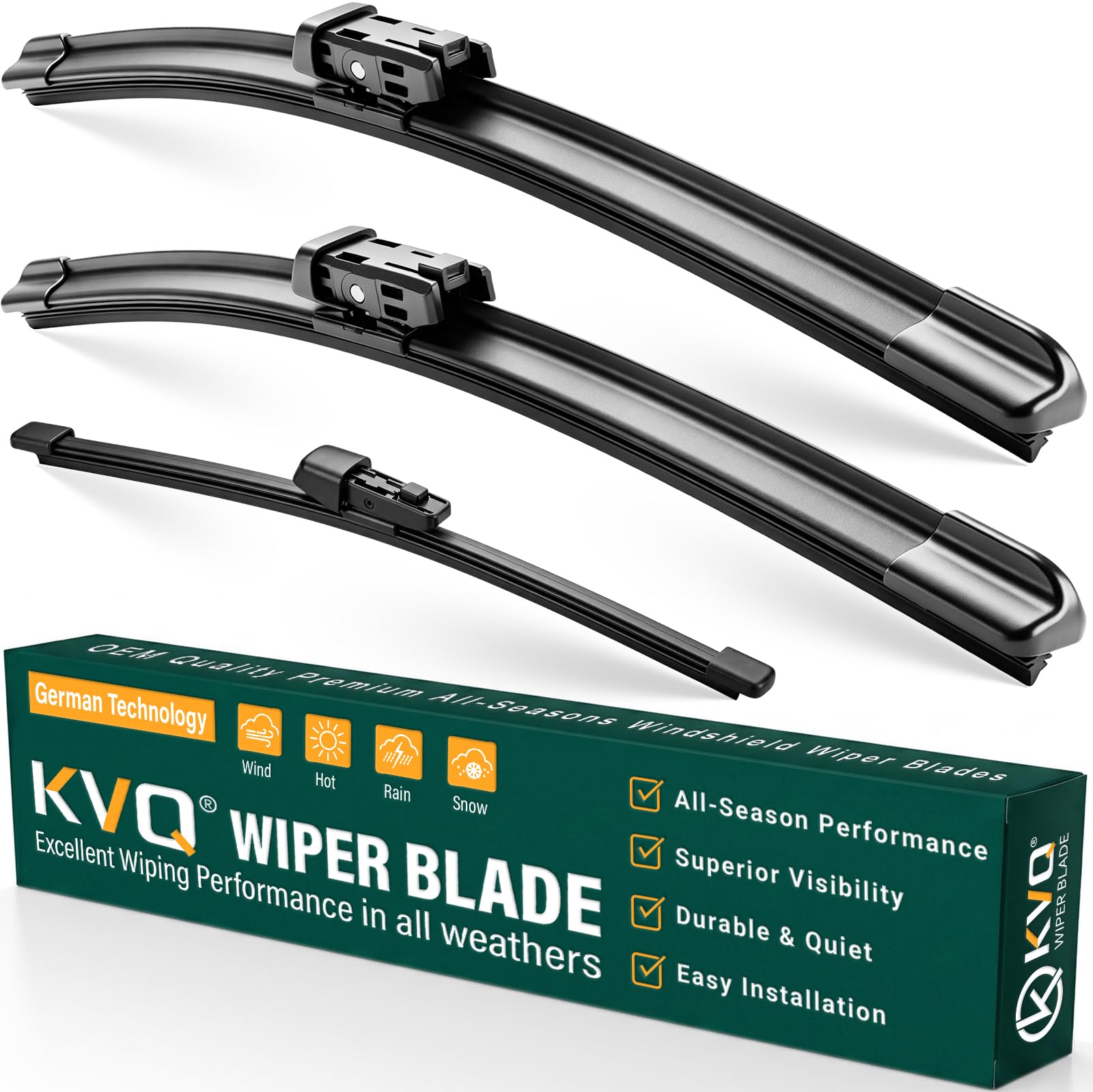 Windshield Wiper Blades Replacement for VW Volkswagen Tiguan 2018-2023 2024