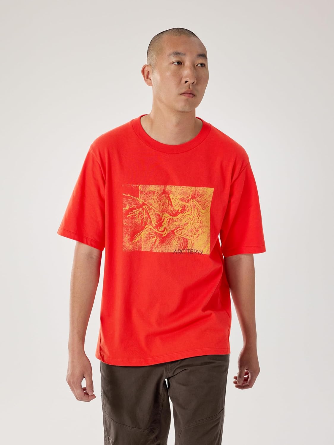 Arc'teryx Kragg Cotton Lithographica SS Men's | Short Sleeve, Heavyweight Cotton Climbing Shirt