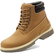 ANJOUFEMME Winter Hiking Boots Men Waterproof, Warm Work Trekking Boots for Men