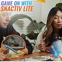Vista 7 de SNACTIV LITE - Palillos de dedo para jugadores, paquete de 4 piezas, como se ve en Shark Tank! La herramienta oficial de aperitivos del futuro
