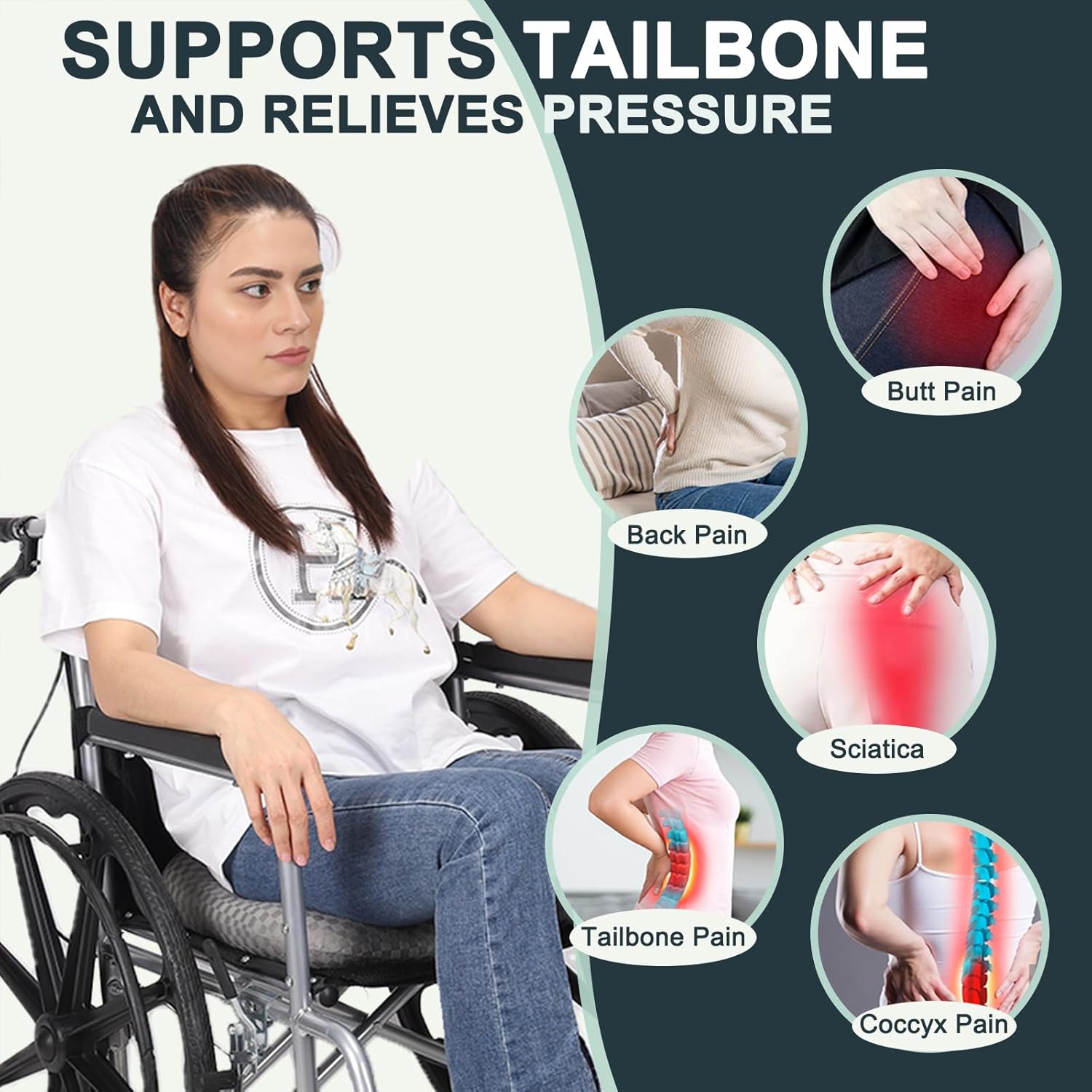 Anti-Slip Wheelchair Cushions, Bed Sore Cushions for Liberia Ubuy