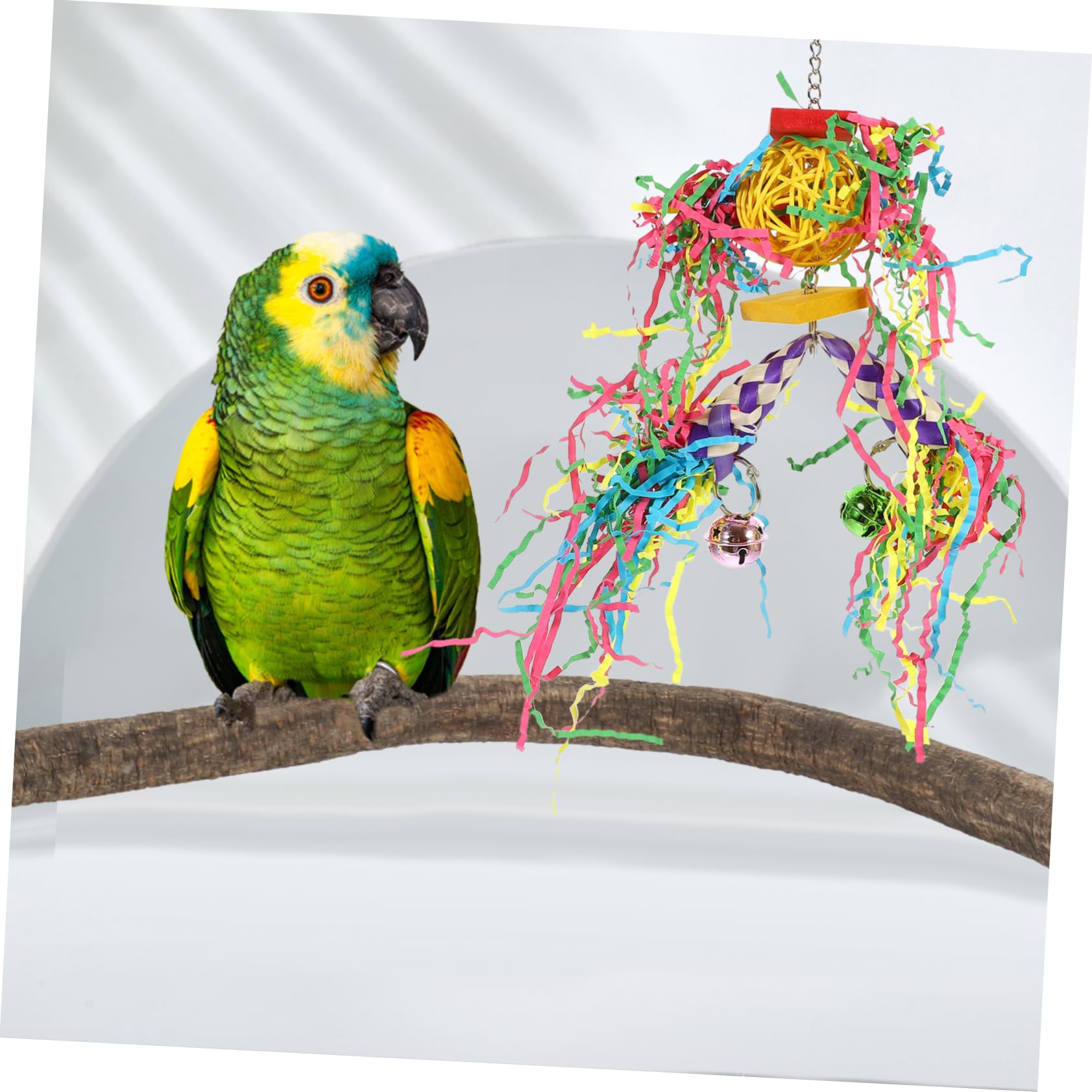 BESPORTBLE Lot De 2 Jouets À Mordre pour Perroquets Balançoires pour Perroquets Jouets À Mâcher pour Oiseaux À Mordre pour Et Oiseaux